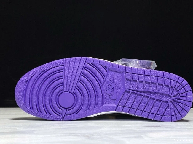 Purple Jordan 1 Court OG High Air 555088-500 0821